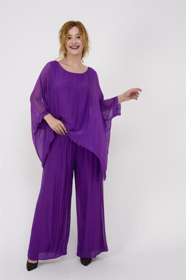 1688 YARASA KOL İPEK BLUZ