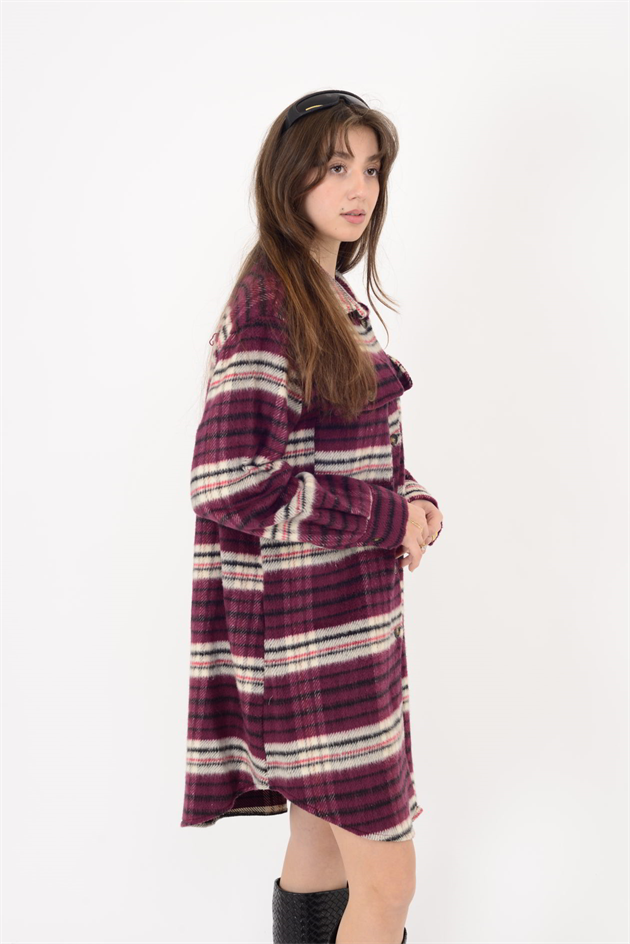 20436 ODUNCU KISA GÖMLEK ELBİSE