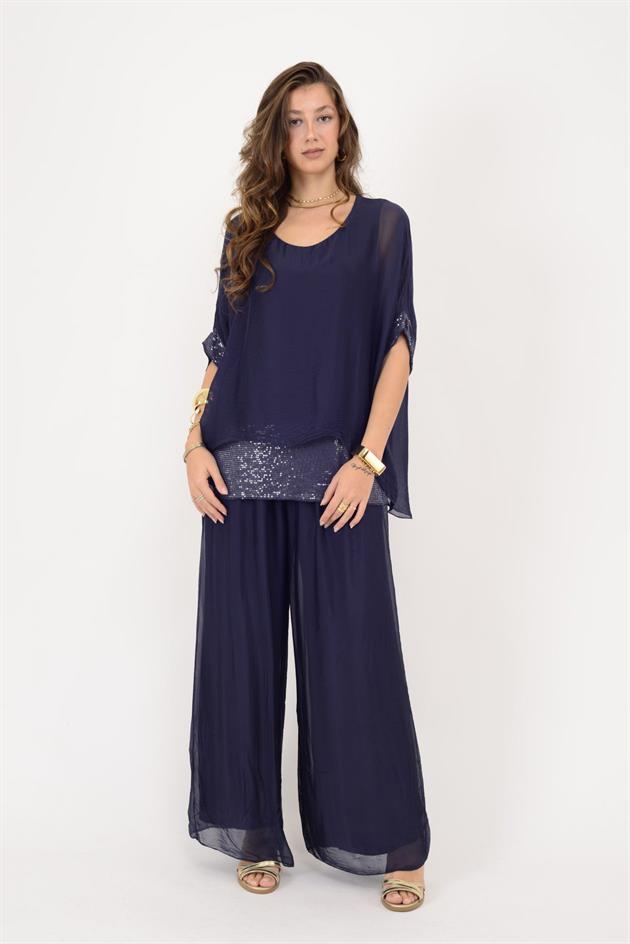 2161 SEALAND PAYET DETAYLI 2Lİ İPEK TAKIM