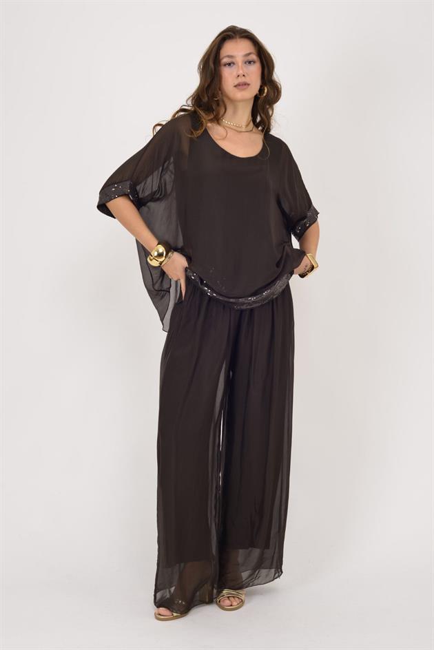 2161 SEALAND PAYET DETAYLI 2Lİ İPEK TAKIM