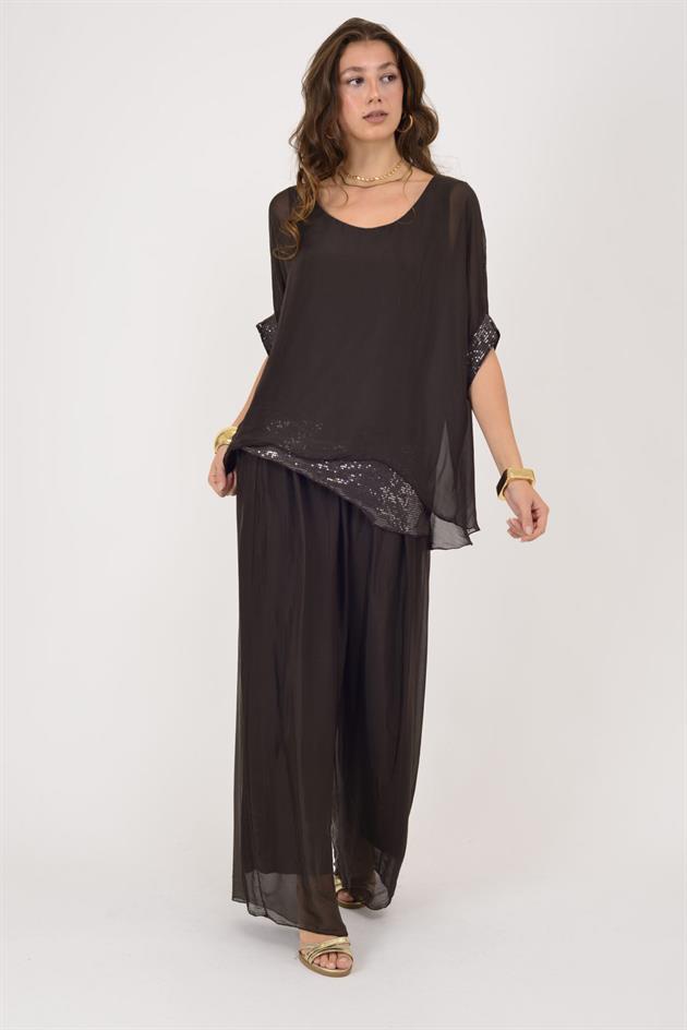 2161 SEALAND PAYET DETAYLI 2Lİ İPEK TAKIM