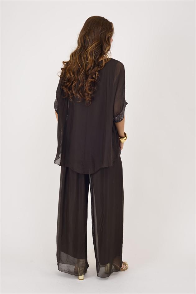 2161 SEALAND PAYET DETAYLI 2Lİ İPEK TAKIM