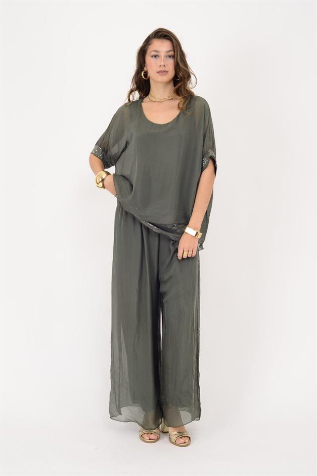 2161 SEALAND PAYET DETAYLI 2Lİ İPEK TAKIM