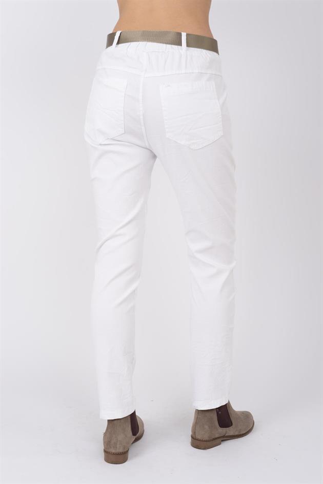 21668 KEMER DETAYLI GABARDİN PANTOLON