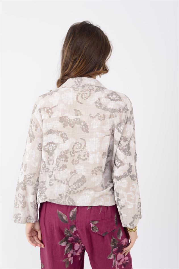 22007-9 PAYET DETAYLI GÖMLEK