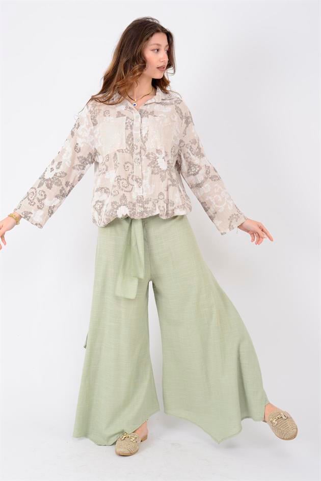 22007-9 PAYET DETAYLI GÖMLEK