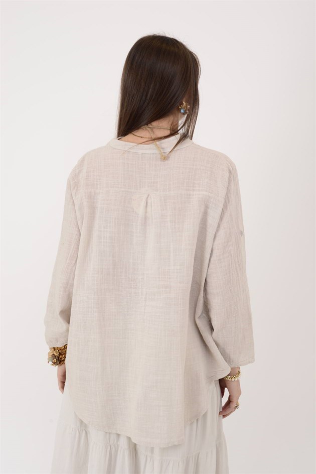 22045 CEP DETAYLI GÖMLEK