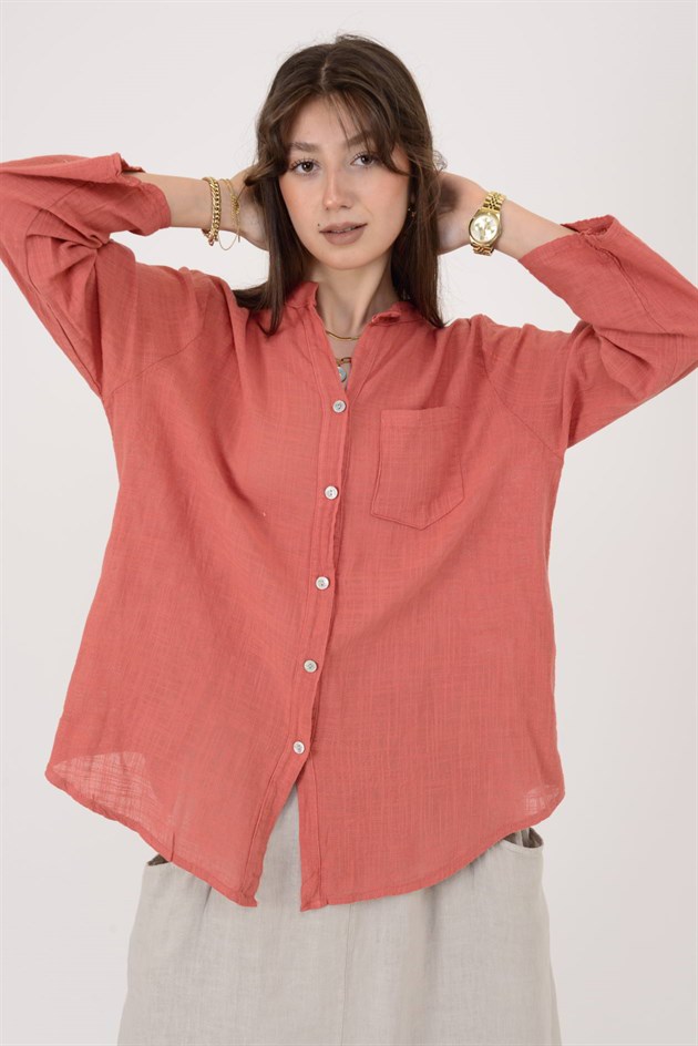 22045 CEP DETAYLI GÖMLEK