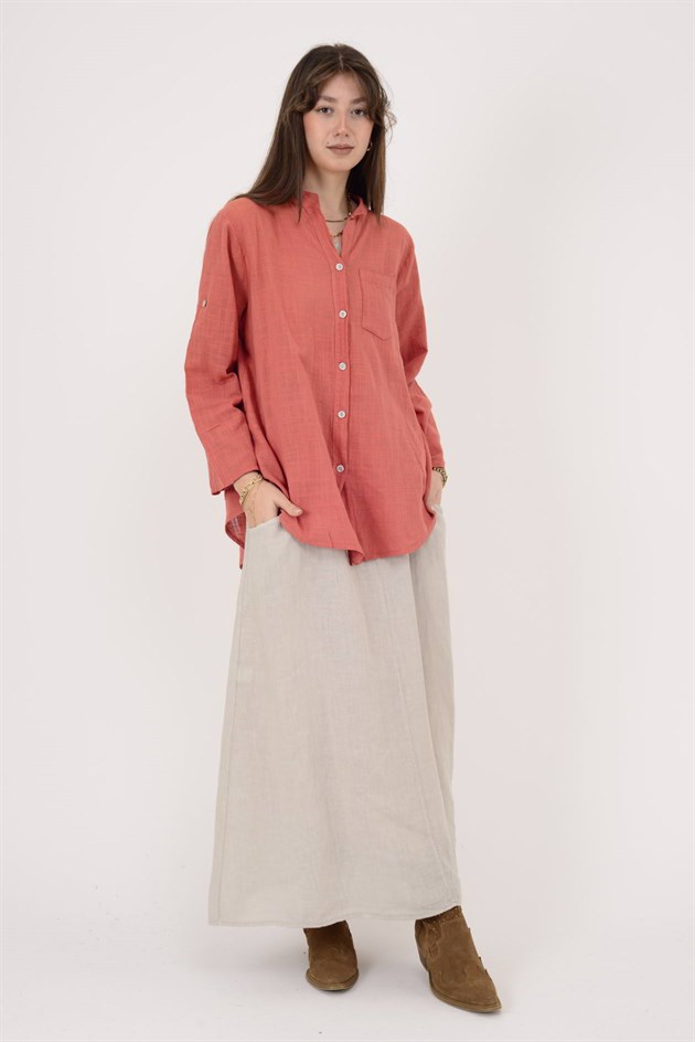 22045 CEP DETAYLI GÖMLEK