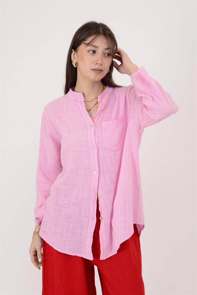 22045 CEP DETAYLI GÖMLEK