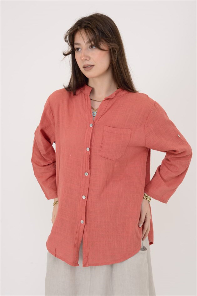 22045 CEP DETAYLI GÖMLEK