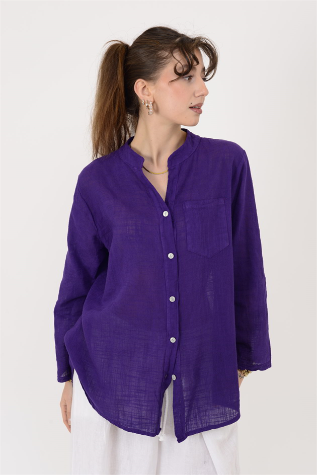 22045 CEP DETAYLI GÖMLEK