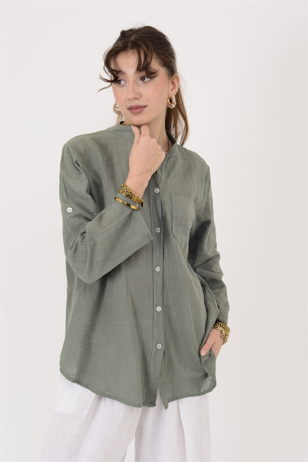 22045 CEP DETAYLI GÖMLEK