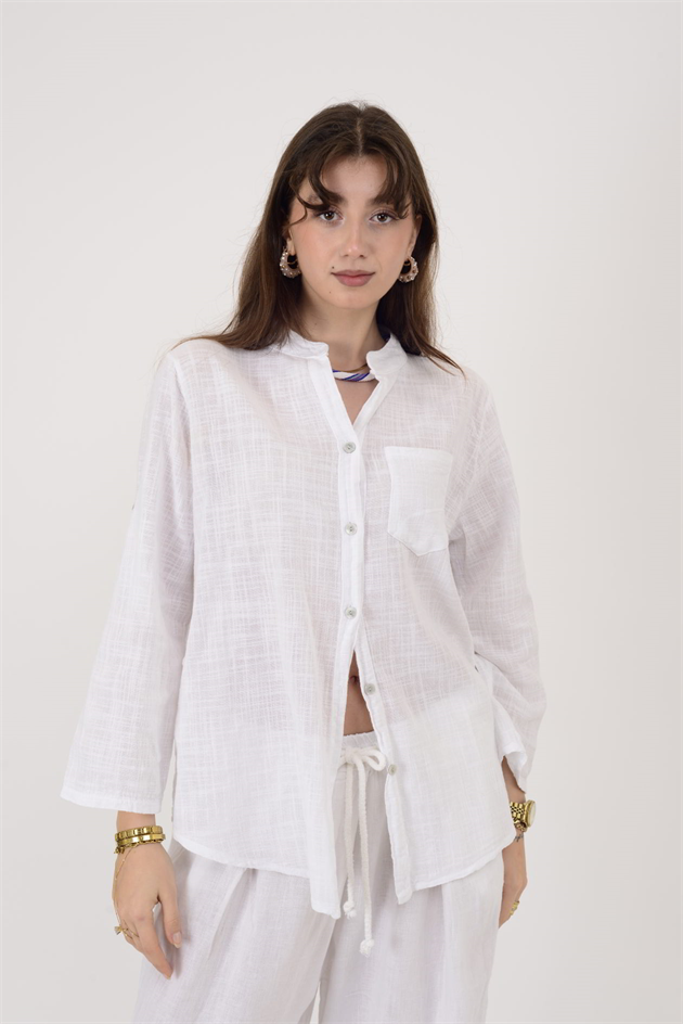 22045 CEP DETAYLI GÖMLEK