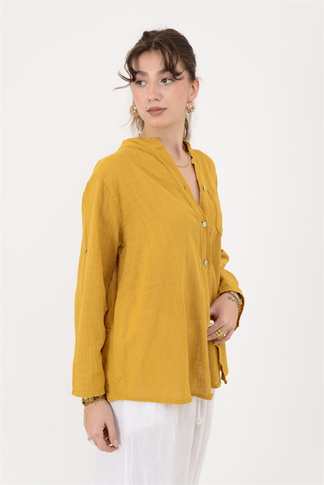 22045 CEP DETAYLI GÖMLEK