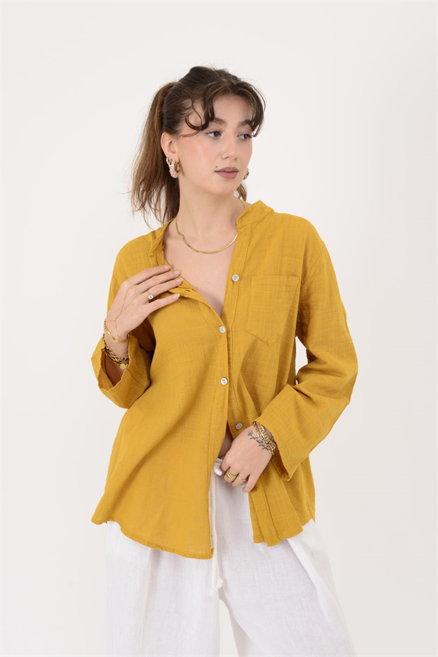 22045 CEP DETAYLI GÖMLEK