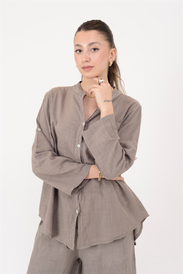 22045 CEP DETAYLI GÖMLEK