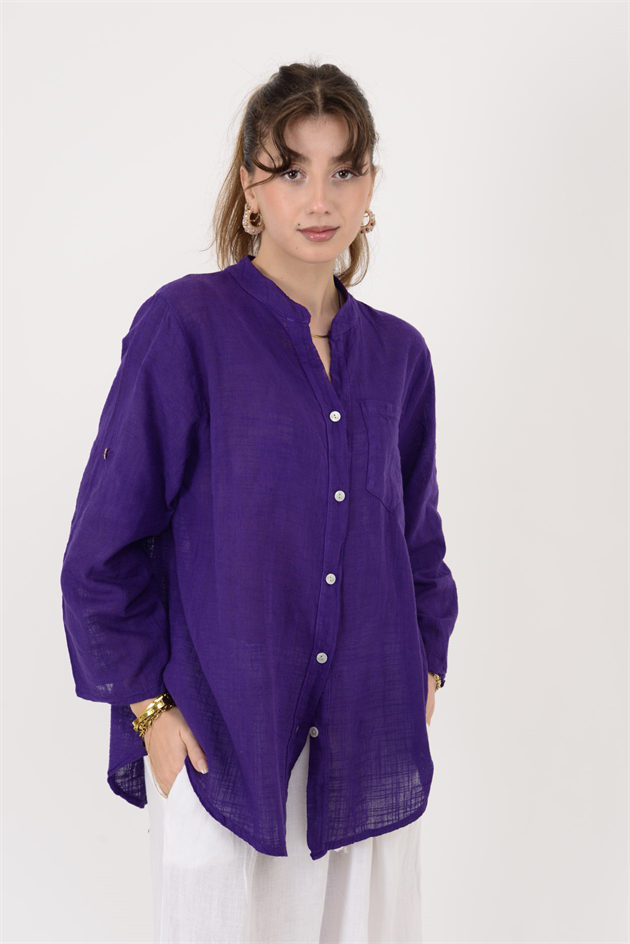 22045 CEP DETAYLI GÖMLEK