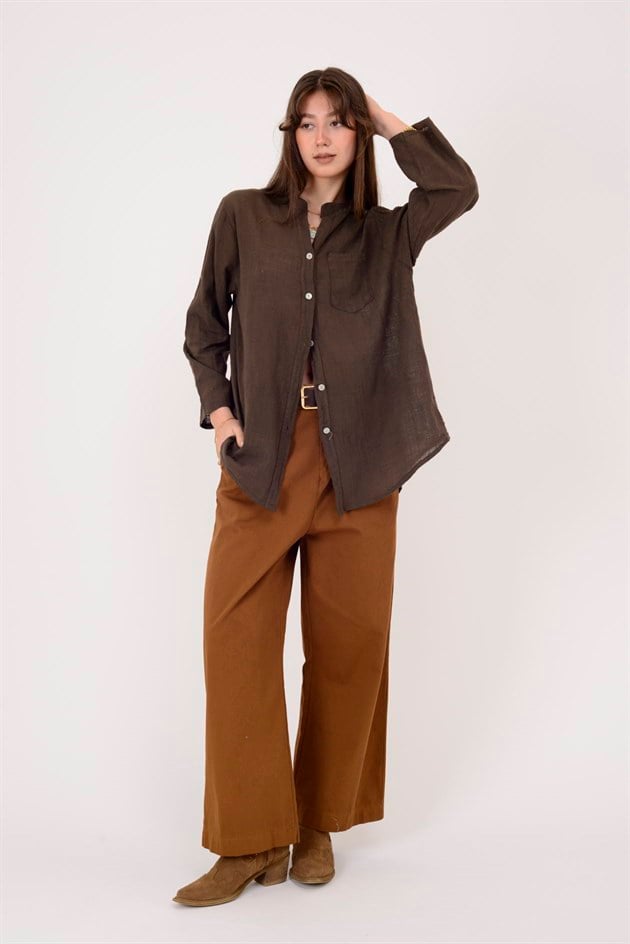 22045 CEP DETAYLI GÖMLEK