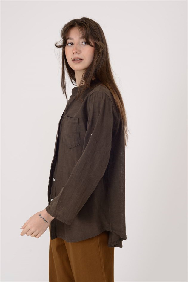 22045 CEP DETAYLI GÖMLEK