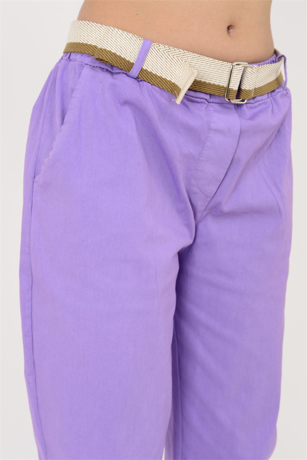 242979 KEMER DETAYLI GABARDİN PANTOLON