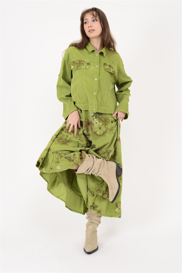 25001 FİTİLLİ KADİFE 2Lİ TAKIM ELBİSE