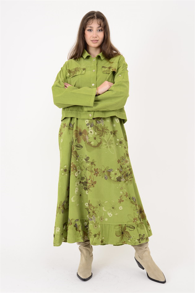 25001 FİTİLLİ KADİFE 2Lİ TAKIM ELBİSE