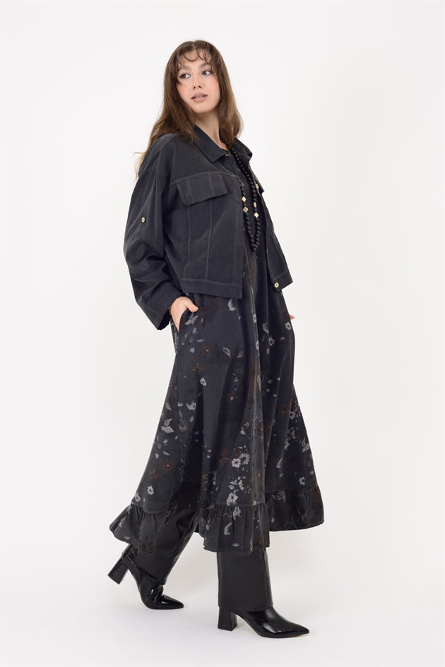 25001 FİTİLLİ KADİFE 2Lİ TAKIM ELBİSE