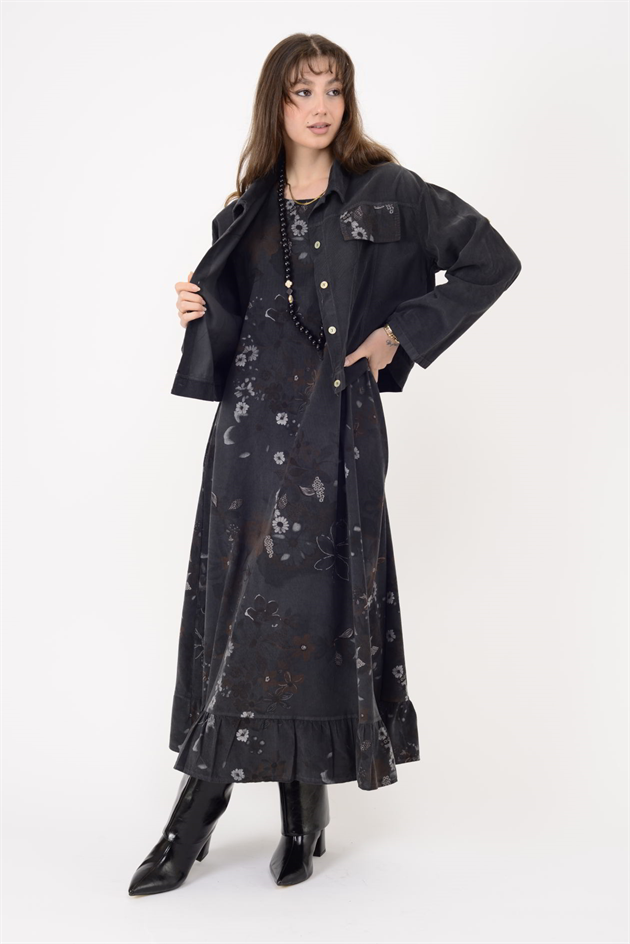 25001 FİTİLLİ KADİFE 2Lİ TAKIM ELBİSE