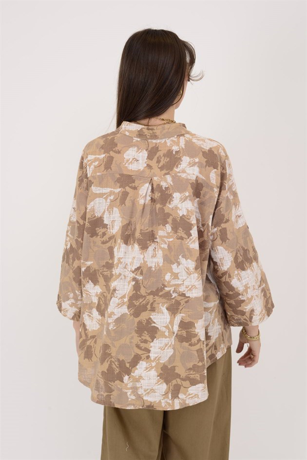 25003 BATİK DESEN GÖMLEK