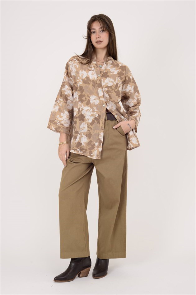 25003 BATİK DESEN GÖMLEK