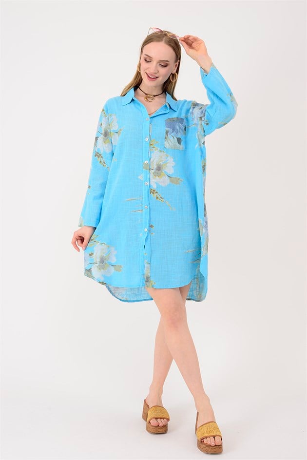 2502 BUKET DESEN GÖMLEK TUNİK