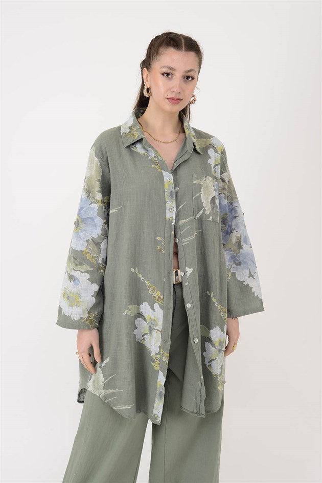 2502 BUKET DESEN GÖMLEK TUNİK