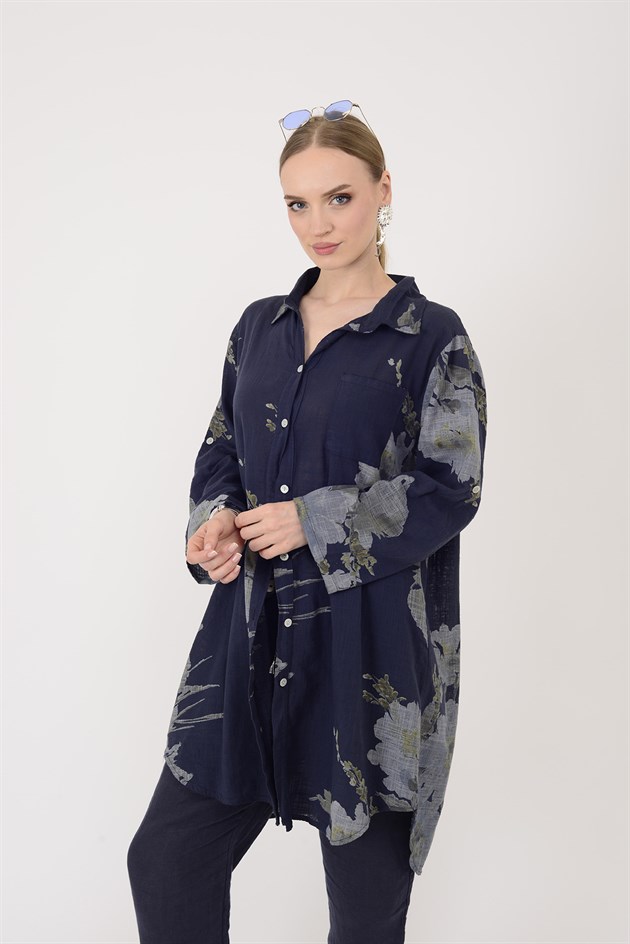 2502 BUKET DESEN GÖMLEK TUNİK