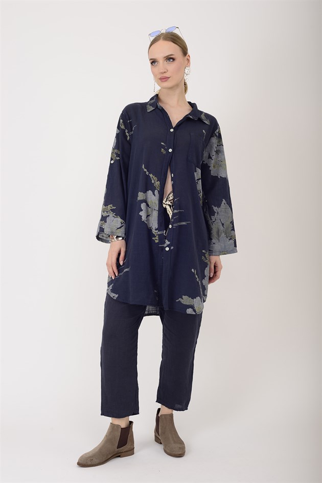 2502 BUKET DESEN GÖMLEK TUNİK