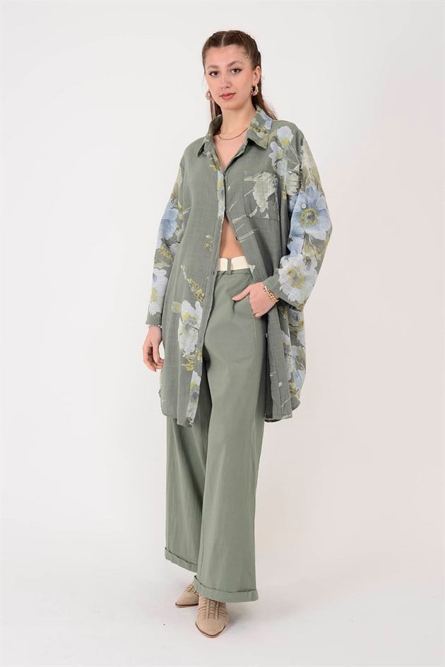 2502 BUKET DESEN GÖMLEK TUNİK