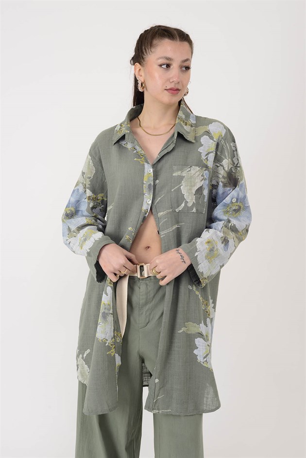 2502 BUKET DESEN GÖMLEK TUNİK