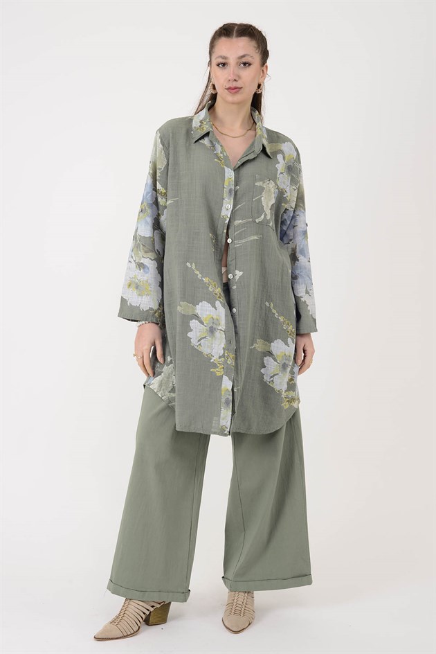 2502 BUKET DESEN GÖMLEK TUNİK