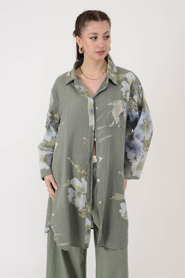 2502 BUKET DESEN GÖMLEK TUNİK