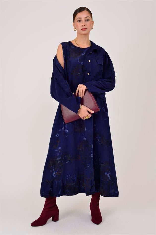 25001 FİTİLLİ KADİFE 2Lİ TAKIM ELBİSE