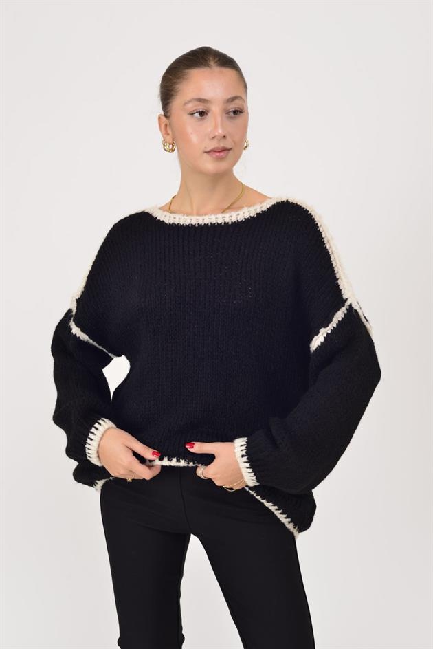 3003 KAYIK YAKA KALIN TRİKO