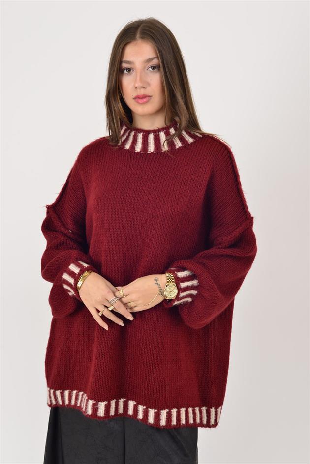 3055 BALIKÇI YAKA TRİKO