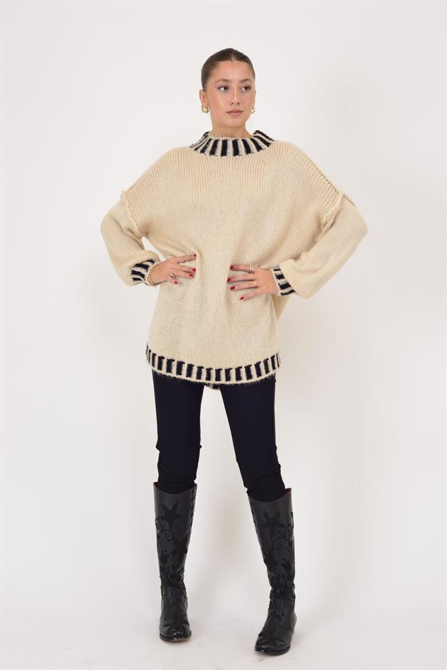 3055 BALIKÇI YAKA TRİKO