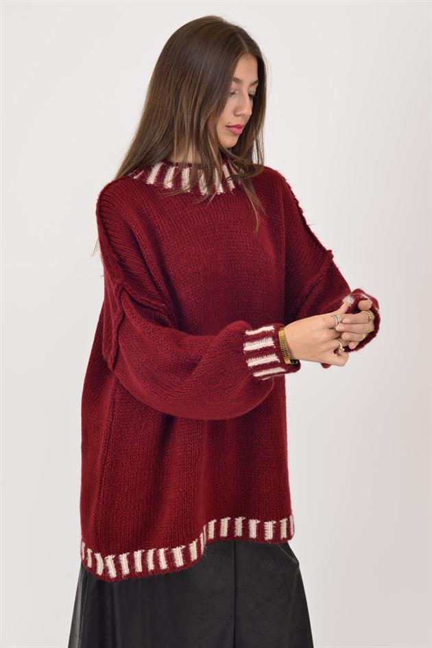 3055 BALIKÇI YAKA TRİKO