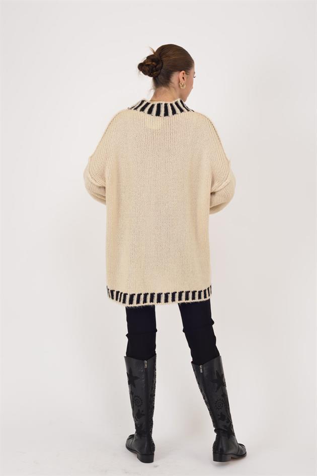 3055 BALIKÇI YAKA TRİKO