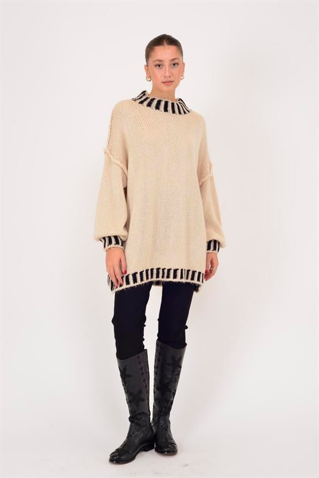 3055 BALIKÇI YAKA TRİKO