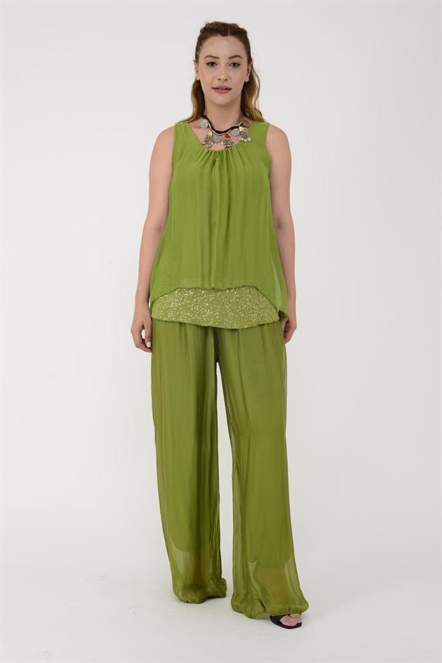 5928 WES İPEK PANTOLON