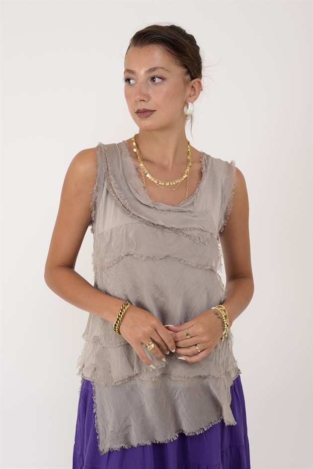 60018 KAT KAT İPEK BLUZ