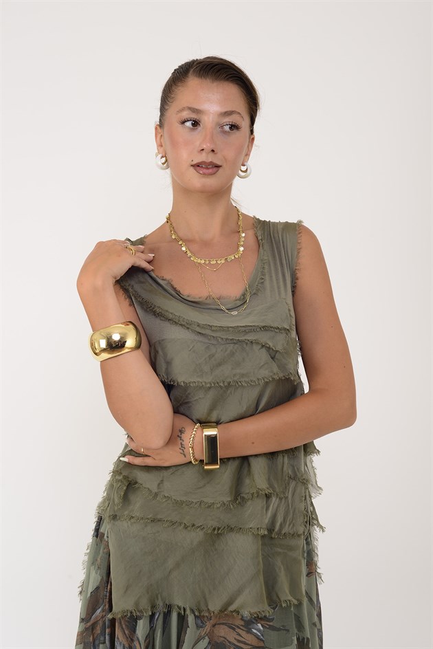 60018 KAT KAT İPEK BLUZ