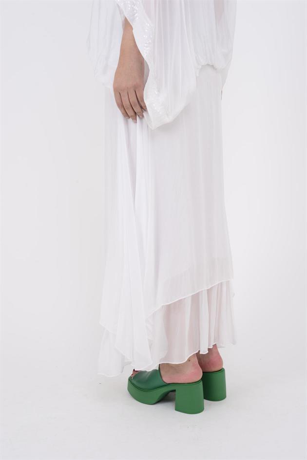 6087 KATLI İPEK ETEK